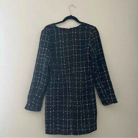 ZOE AND CLAIRE Long Sleeve Tweed Minidress Size Medium NWOT - Picture 6 of 10
